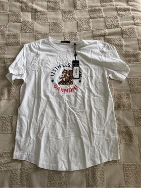 NWT Greyson U.S. Open Oakmont White Graphic T-Shirt size M